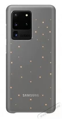 SAMSUNG EF-KG988CJEGEU Galaxy S20 Ultra LED hátlap - szürke Mobil / Kommunikáció / Smart - Mobiltelefon kiegészítő / tok - Tok / hátlap - 379813