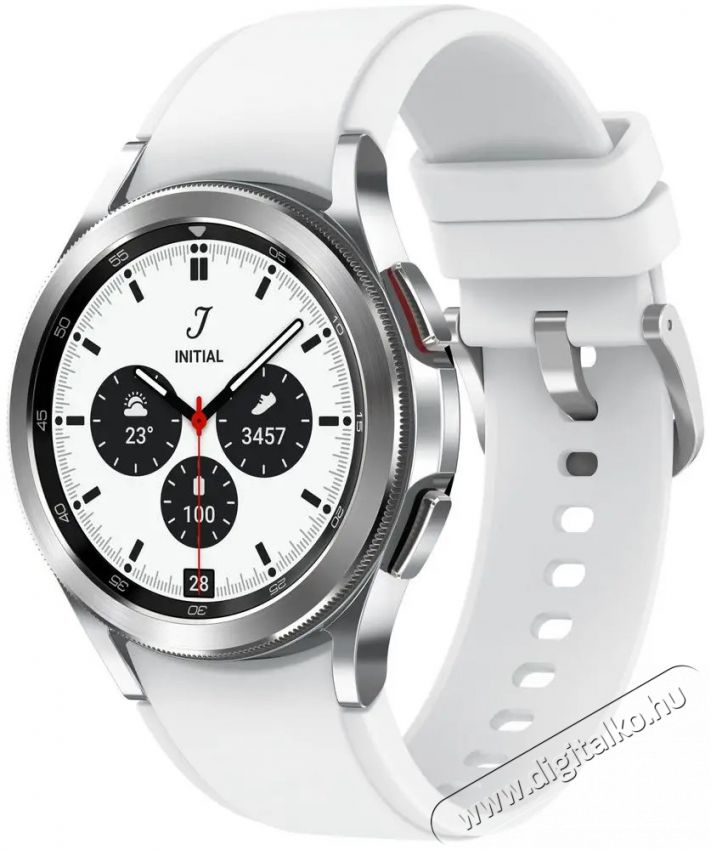 SAMSUNG SM-R880NZSAEUE Galaxy Watch 4 Classic (42mm) okosóra - ezüst Mobil / Kommunikáció / Smart - Okos eszköz - Okosóra - 380622