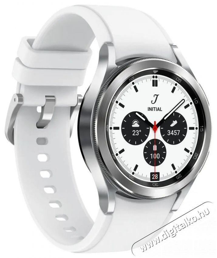 SAMSUNG SM-R880NZSAEUE Galaxy Watch 4 Classic (42mm) okosóra - ezüst Mobil / Kommunikáció / Smart - Okos eszköz - Okosóra - 380622
