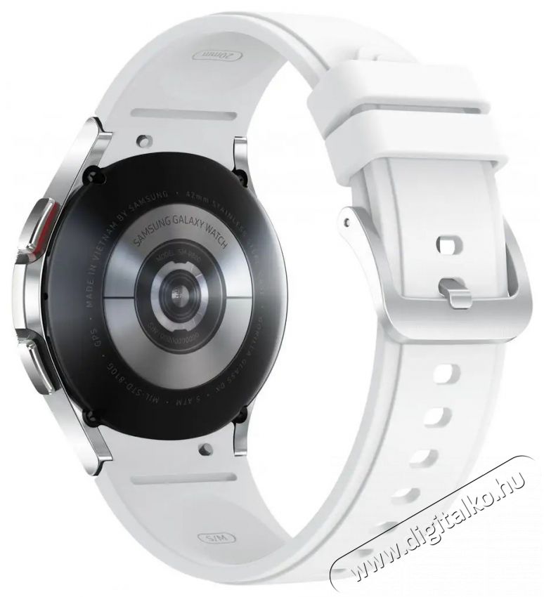 SAMSUNG SM-R880NZSAEUE Galaxy Watch 4 Classic (42mm) okosóra - ezüst Mobil / Kommunikáció / Smart - Okos eszköz - Okosóra - 380622