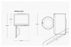 SAMSUNG WW70A6S28AT elöltöltős mosógép Háztartás / Otthon / Kültér - Mosógép / szárítógép - Elöltöltős keskeny (45cm-ig) mosógép - 381078