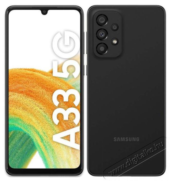 SAMSUNG A336B Galaxy A33 5G DS (128GB), Mobiltelefon fekete Egyéb - Nem forgalmazzuk ! - 381700