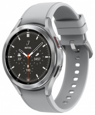 SAMSUNG Galaxy Watch 4 Classic LTE eSIM (46mm) ezüst okosóra Mobil / Kommunikáció / Smart - Okos eszköz - Okosóra - 385900