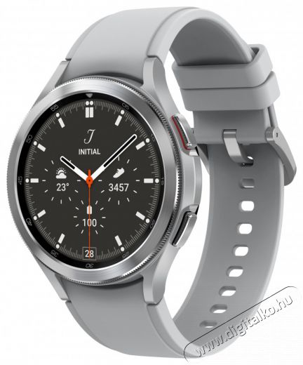 SAMSUNG Galaxy Watch 4 Classic LTE eSIM (46mm) ezüst okosóra Mobil / Kommunikáció / Smart - Okos eszköz - Okosóra - 385900