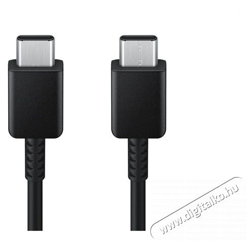 SAMSUNG EP-DX310JBEGEU 3A 1,8m Type-C/Type C fekete kábel Mobil / Kommunikáció / Smart - Mobiltelefon kiegészítő / tok - Kábel / átalakító - 387803