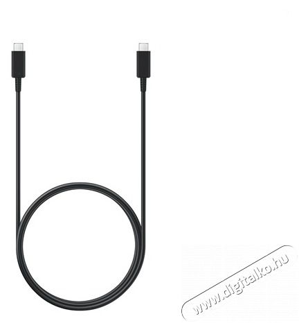 SAMSUNG EP-DX510JBEGEU 5A 1,8m Type-C/Type C fekete k&aacute;bel Mobil / Kommunik&aacute;ci&oacute; / Smart - Mobiltelefon kieg&eacute;sz&iacute;tő / tok - K&aacute;bel / &aacute;talak&iacute;t&oacute; - 387805