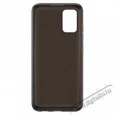 SAMSUNG OSAM-EF-QA026TBEG Galaxy A02S fekete szilikon hátlap Mobil / Kommunikáció / Smart - Mobiltelefon kiegészítő / tok - Tok / hátlap - 385536