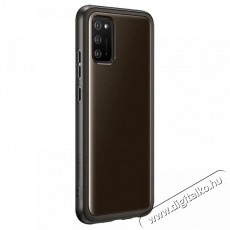 SAMSUNG OSAM-EF-QA026TBEG Galaxy A02S fekete szilikon hátlap Mobil / Kommunikáció / Smart - Mobiltelefon kiegészítő / tok - Tok / hátlap - 385536