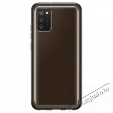 SAMSUNG OSAM-EF-QA026TBEG Galaxy A02S fekete szilikon hátlap Mobil / Kommunikáció / Smart - Mobiltelefon kiegészítő / tok - Tok / hátlap - 385536