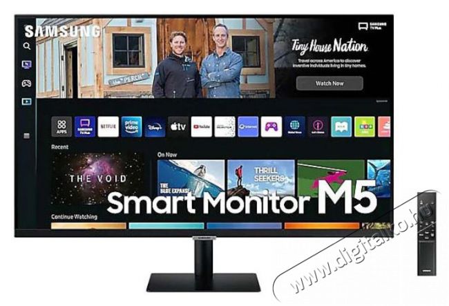 SAMSUNG 32" M5 S32BM500EU FHD VA HDR10 fekete SMART monitor távirányítóval Iroda és számítástechnika - Monitor - Monitor - 386081