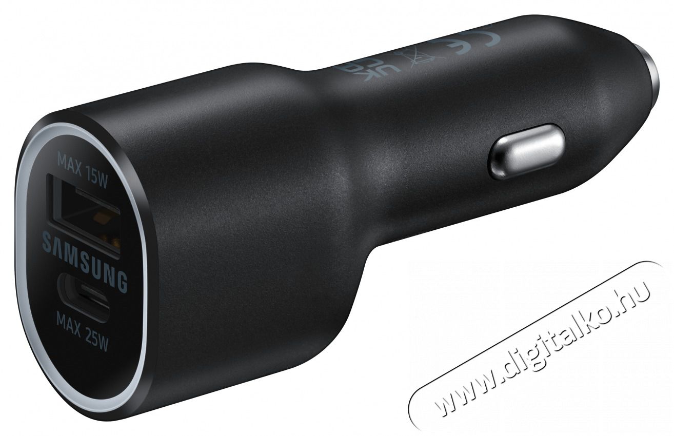 SAMSUNG EP-L4020NBEGEU USB/Type-C fekete autós töltő Autóhifi / Autó felszerelés - Autós töltő / szivargyújtó adapter - 399893