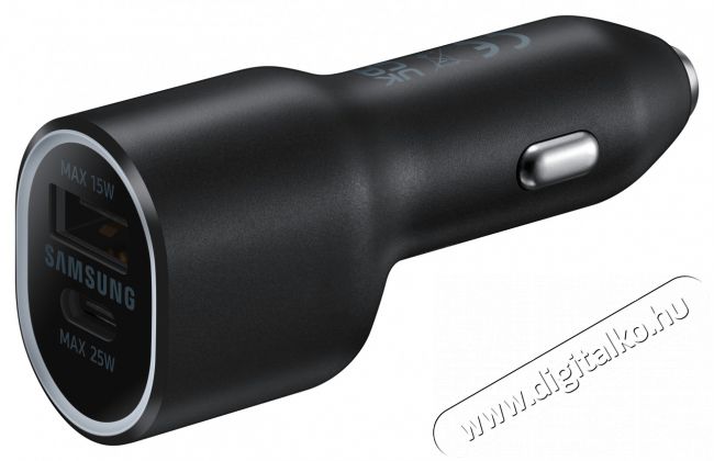 SAMSUNG EP-L4020NBEGEU USB/Type-C fekete autós töltő Autóhifi / Autó felszerelés - Autós töltő / szivargyújtó adapter - 399893