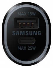SAMSUNG EP-L4020NBEGEU USB/Type-C fekete autós töltő Autóhifi / Autó felszerelés - Autós töltő / szivargyújtó adapter - 399893