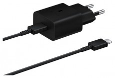 SAMSUNG EP-T1510XBEGEU 15W Type-C fekete hálózati töltő Mobil / Kommunikáció / Smart - Mobiltelefon kiegészítő / tok - Hálózati-, autós töltő - 399891