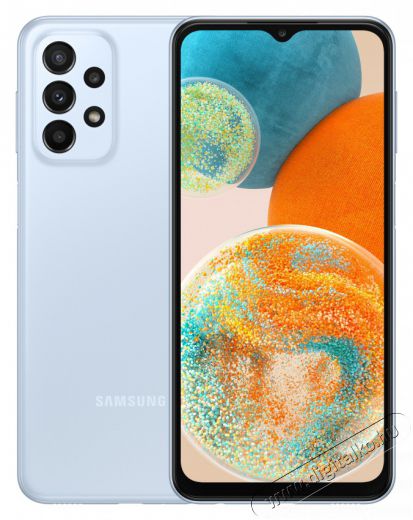 SAMSUNG SM-A236BLBUEUE Galaxy A23 6,6 5G 4/64GB DualSIM világoskék okostelefon Mobil / Kommunikáció / Smart - Okostelefon - Android - 399886