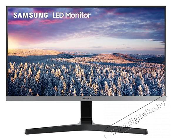 SAMSUNG 23,8" S24R350FZU LED IPS HDMI szürke-fekete monitor Iroda és számítástechnika - Monitor - Monitor - 385744