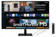 SAMSUNG 27" M5 S27BM500EU FHD VA HDR10 fekete SMART monitor távirányítóval Iroda és számítástechnika - Monitor - Monitor - 386079