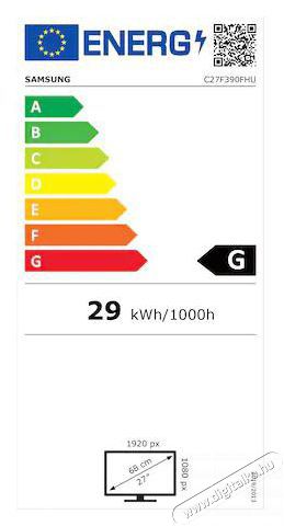 SAMSUNG LC27F398FWRXEN monitor - Fekete Iroda &eacute;s sz&aacute;m&iacute;t&aacute;stechnika - Monitor - Monitor - 401053