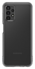 SAMSUNG EF-QA135TBEGWW Galaxy A13 soft clear cover fekete hátlap Mobil / Kommunikáció / Smart - Mobiltelefon kiegészítő / tok - Tok / hátlap - 405345