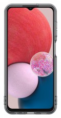 SAMSUNG EF-QA135TBEGWW Galaxy A13 soft clear cover fekete hátlap Mobil / Kommunikáció / Smart - Mobiltelefon kiegészítő / tok - Tok / hátlap - 405345
