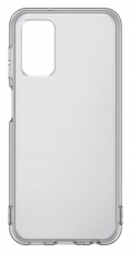 SAMSUNG EF-QA135TBEGWW Galaxy A13 soft clear cover fekete hátlap Mobil / Kommunikáció / Smart - Mobiltelefon kiegészítő / tok - Tok / hátlap - 405345