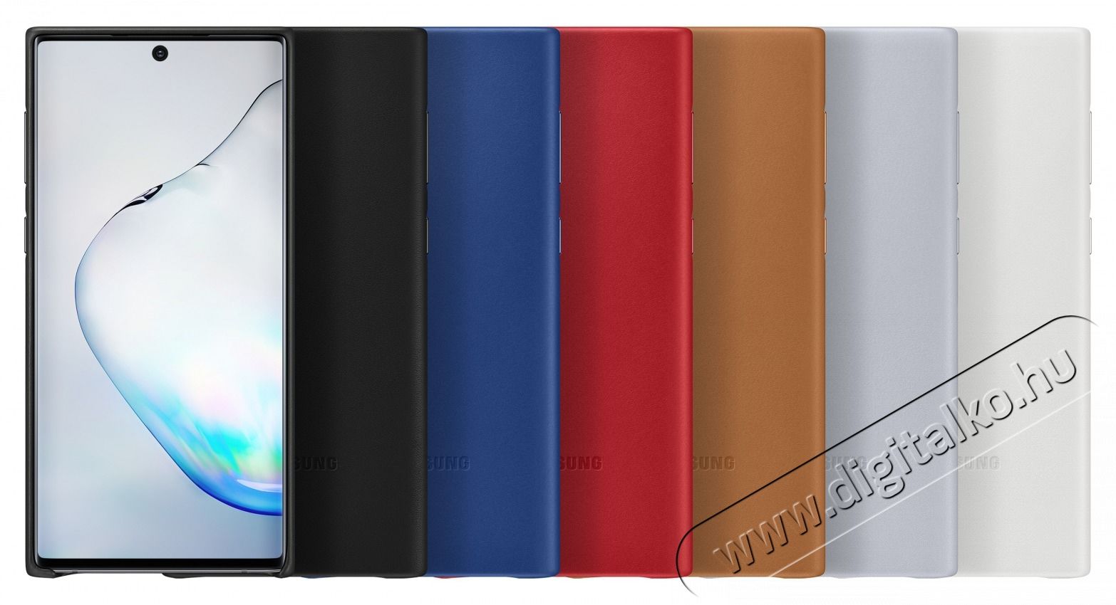 SAMSUNG EF-VN970LWEG Galaxy Note 10 feh&eacute;r bőr h&aacute;tlap Mobil / Kommunik&aacute;ci&oacute; / Smart - Mobiltelefon kieg&eacute;sz&iacute;tő / tok - Tok / h&aacute;tlap - 413104