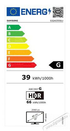 SAMSUNG 32 S32AG550EU QHD VA 165Hz &iacute;velt kijelzős gamer monitor Iroda &eacute;s sz&aacute;m&iacute;t&aacute;stechnika - Monitor - Monitor - 418709