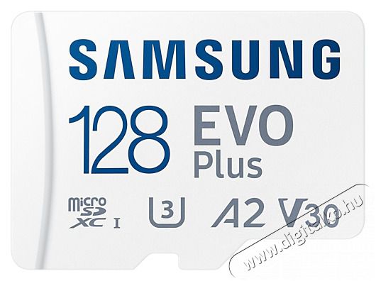 SAMSUNG 128GB SD micro EVO Plus (SDXC Class10) (MB-MC128KA/EU) memória kártya adapterrel Memória kártya / Pendrive - MicroSD / MicroSDHC kártya - 431534
