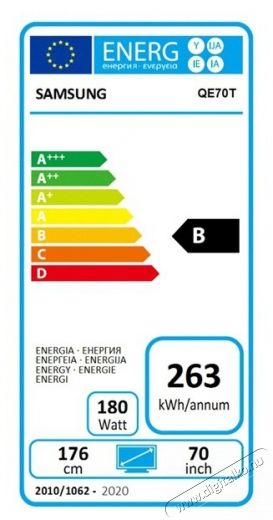 SAMSUNG 70 QE70T 4K UHD LFD Telev&iacute;zi&oacute;k - LED telev&iacute;zi&oacute; - UHD 4K felbont&aacute;s&uacute; - 429233