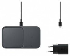 SAMSUNG EP-P5400BBEGEU fekete dupla vezeték nélküli töltőpad Mobil / Kommunikáció / Smart - Mobiltelefon kiegészítő / tok - Kábel / átalakító - 430739