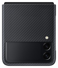 SAMSUNG OSAM-EF-XF711SBEG Galaxy Z Flip 3 aramid stand fekete védőtok Mobil / Kommunikáció / Smart - Mobiltelefon kiegészítő / tok - Tok / hátlap - 430408