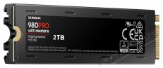 SAMSUNG 2000GB NVMe 1.3c M.2 2280 980 PRO Heat-Sink SSD Iroda és számítástechnika - Notebook kiegészítő - SSD beépítő keret - 431135