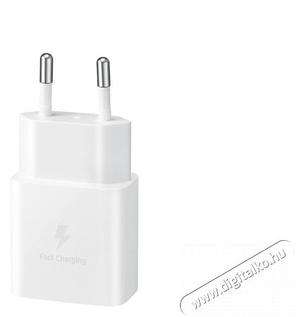 SAMSUNG EP-T1510XWEGEU 15W Type-C fehér hálózati töltő Mobil / Kommunikáció / Smart - Mobiltelefon kiegészítő / tok - SIM adapter - 434577