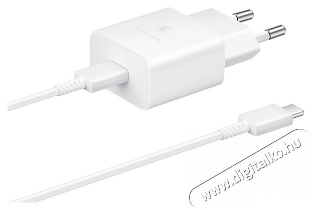 SAMSUNG EP-T1510XWEGEU 15W Type-C fehér hálózati töltő Mobil / Kommunikáció / Smart - Mobiltelefon kiegészítő / tok - SIM adapter - 434577