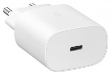 SAMSUNG OSAM-EP-TA800NWEG 25W fehér hálózati adapter Akkuk és töltők - Li-ion akkumulátor és töltő (gyári) - Töltő / hálózati adapter - 437278