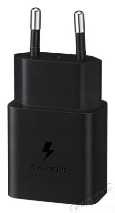 SAMSUNG EP-T1510NBEGEU 15W Type-C fekete hálózati töltő Akkuk és töltők - Li-ion akkumulátor és töltő (gyári) - Töltő / hálózati adapter - 440351