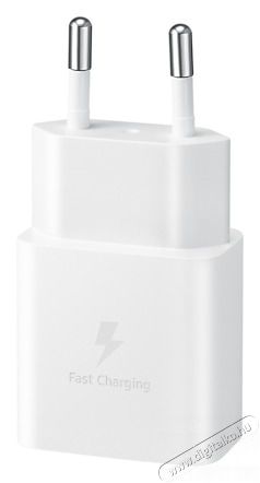 SAMSUNG EP-T1510NWEGEU 15W Type-C fehér hálózati töltő Akkuk és töltők - Li-ion akkumulátor és töltő (gyári) - Töltő / hálózati adapter - 440352