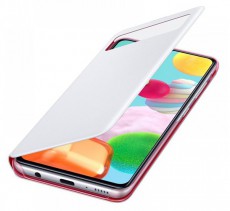 SAMSUNG OSAM-EF-EA415PWEG Galaxy A41 s-view wallet cover feh&eacute;r v&eacute;dőtok Mobil / Kommunik&aacute;ci&oacute; / Smart - Mobiltelefon kieg&eacute;sz&iacute;tő / tok - Tok / h&aacute;tlap - 455965