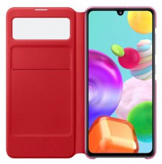 SAMSUNG OSAM-EF-EA415PWEG Galaxy A41 s-view wallet cover feh&eacute;r v&eacute;dőtok Mobil / Kommunik&aacute;ci&oacute; / Smart - Mobiltelefon kieg&eacute;sz&iacute;tő / tok - Tok / h&aacute;tlap - 455965