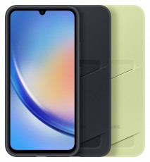 SAMSUNG EF-OA346TBEGWW Galaxy A34 5G fekete kártyatartós hátlap Mobil / Kommunikáció / Smart - Mobiltelefon kiegészítő / tok - Tok / hátlap - 462197