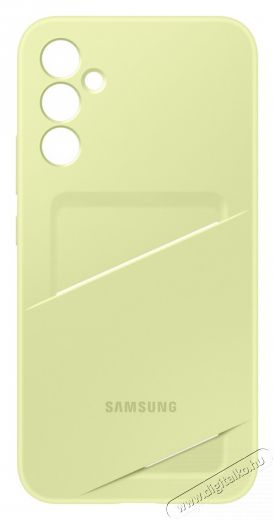 SAMSUNG EF-OA346TGEGWW Galaxy A34 5G zöld kártyatartós hátlap Mobil / Kommunikáció / Smart - Mobiltelefon kiegészítő / tok - Tok / hátlap - 462147