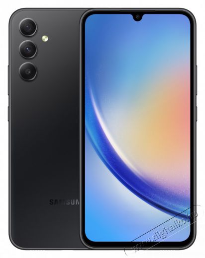 SAMSUNG SM-A346B Galaxy A34 6,6" 5G 6/128GB DualSIM király grafit okostelefon Mobil / Kommunikáció / Smart - Okostelefon - Android - 464067