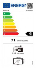 SAMSUNG 50" QE50Q80CATXXH 4K UHD Smart QLED TV Televíziók - LED televízió - UHD 4K felbontású - 466175