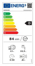 SAMSUNG DW60A6082FS/EO MOSOGATÓGÉP 13 TERÍTÉK Konyhai termékek - Mosogatógép - Normál (60cm) szabadonálló mosogatógép - 481344