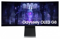 SAMSUNG Ívelt Gaming&Smart OLED monitor 34 G85SB, 3440x1440, 21:9, 250cd/m2, 0.1ms, Mini-DP/Micro HDMI/USB-C/WiFi/BT Iroda és számítástechnika - Monitor - Monitor - 483938