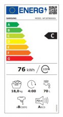 SAMSUNG WF18T8000GV/LE elöltöltős mosógép Háztartás / Otthon / Kültér - Mosógép / szárítógép - Elöltöltős normál (60cm-ig) mosógép - 399678