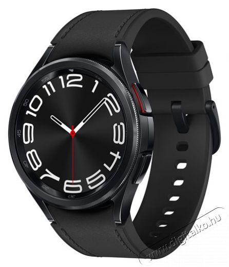 SAMSUNG SM-R955FZKAEUE Watch 6 Classic (43mm) LTE fekete okosóra Mobil / Kommunikáció / Smart - Okos eszköz - Okosóra - 488872