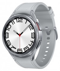 SAMSUNG SM-R965FZSAEUE Watch 6 Classic (47mm) LTE ezüst okosóra Mobil / Kommunikáció / Smart - Okos eszköz - Okosóra - 488859