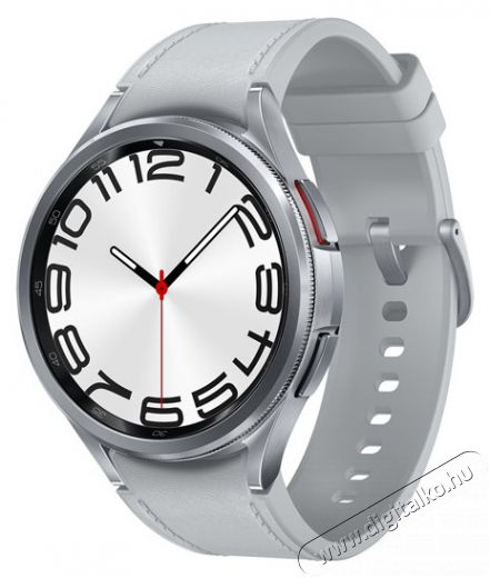 SAMSUNG SM-R965FZSAEUE Watch 6 Classic (47mm) LTE ezüst okosóra Mobil / Kommunikáció / Smart - Okos eszköz - Okosóra - 488859