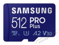 SAMSUNG 512GB Pro Plus microSDXC memóriakártya + kártyaolvasó Memória kártya / Pendrive - Kártya olvasó - 453877